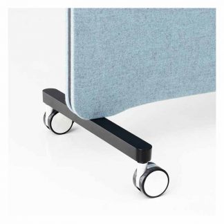 Edge T-fot Blade svart med hjul