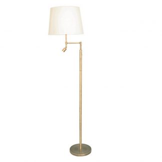 Orlando Golvlampa antik med beige skärm