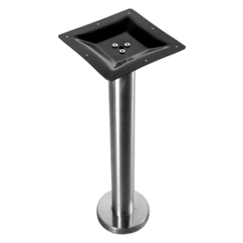 Bordsstativ Solid 1-pelare borstat stål