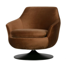 Jada rotation armchair velvet brown
