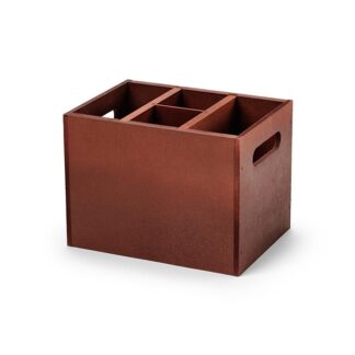 Apotek i brunmålad mdf 21x15,5xH15,5 cm