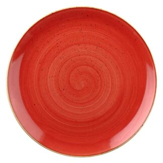 Tallrik flat Stonecast Berry Red