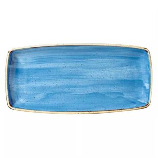 Tallrik flat Stonecast Cornflower Blue rektangulär