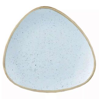 Tallrik flat Stonecast Duck Egg triangle