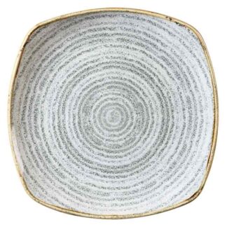 Tallrik flat Studio Prints Stone Grey kvadratisk