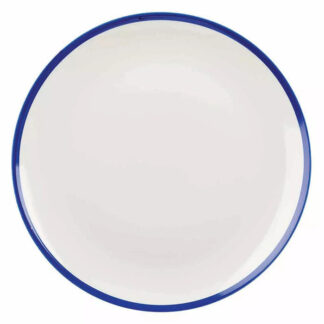 Tallrik flat Retro Blue