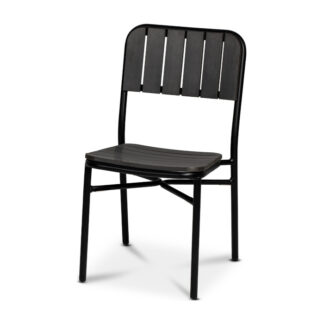 Laval Stol poly wood och svart aluminium